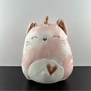 Squishmallows Feodora 8" Caticorn Pink Rose Gold Plush Kelly Toy Bee Happy